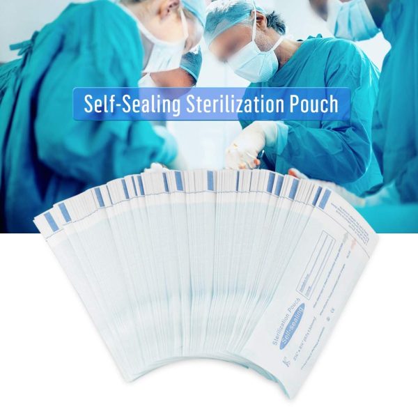 Dental Sterilization Pouch ?? Medical Dental Sterilization Pouch Dentist Tools Measuring Self-sealing Sterilization Pouch ?? Medical Dental Sterilization Pouch?? for Dental Offices Nail Tools - Image 8