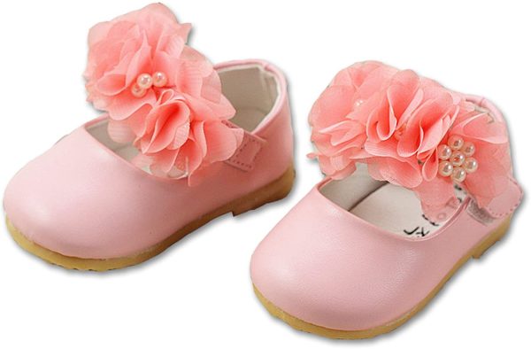 Cinda Baby Girls Flower Shoes