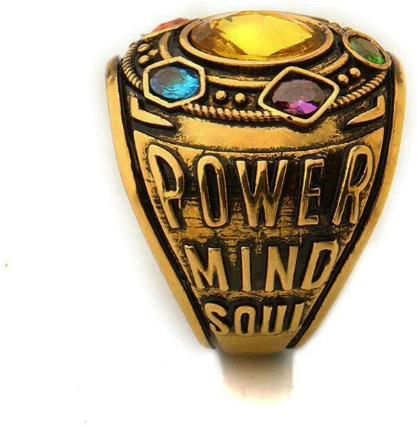 Infinity Stones Ring Inspirational Power Ring Thanos Ring Cosplay Costume Prop - Image 5