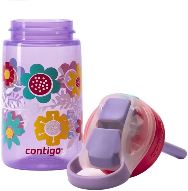 Contigo Gizmo Flip Autospout Kids Water Bottle with Flip Straw - Image 5