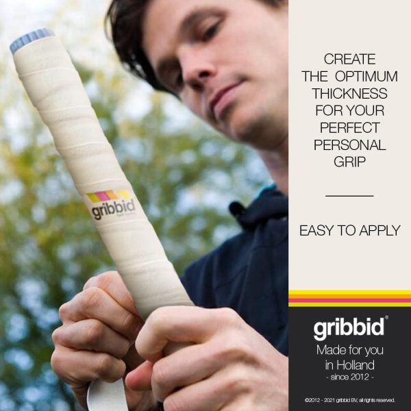 GRIBBID Progrip Hockey Stick Grip - The Original Dutch Chamois - Soft Touch - Comfortable - Anti Slip - Waterproof - Absorbent - Easy to Use - Image 5