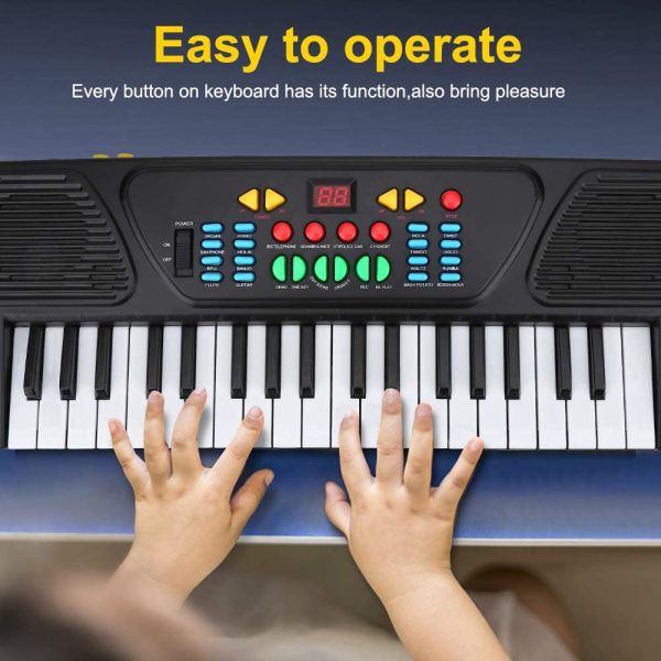 Piano for Kids,37 Key Piano Keyboard Multi-function Electronic Keyboard Piano Play Piano Organ with Microphone Educational Toy with Microphone for Toddlers Kids Children Beginners - Image 8