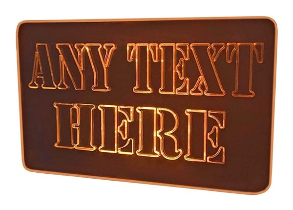 Personalised LED Sign | Custom Sign | LED Light | Man Cave - Image 3