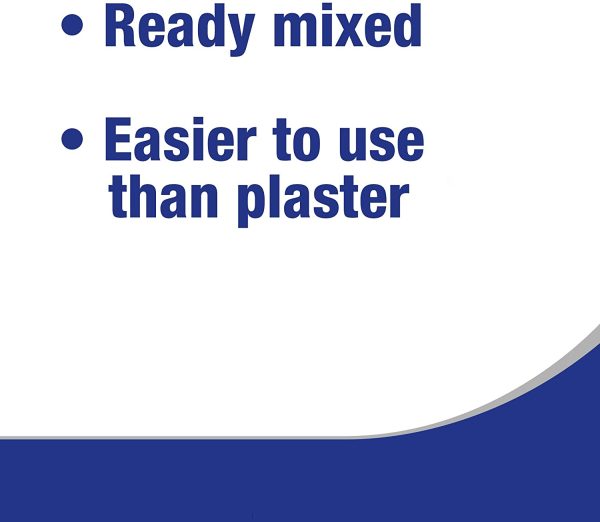 Polycell PLCPRPS25L Plaster Repair Polyfilla Ready Mixed - 2.5 L & PLCMPPR1KGS Multi-Purpose Polyfilla Ready Mixed, 1 Kg - Image 7