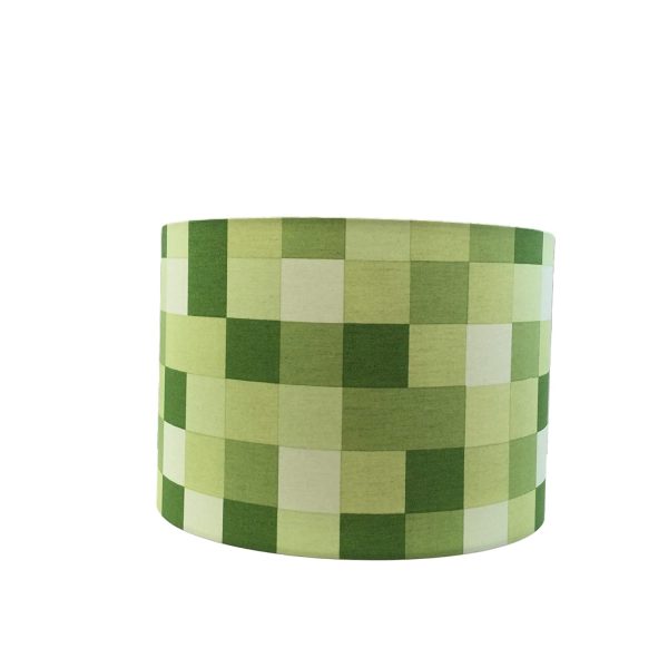 Kids Lampshade Gaming inspired Green Pixelated 20cm 30cm Table Floor Ceiling light-shades Children Baby Boys Girls Room Decor - Image 3