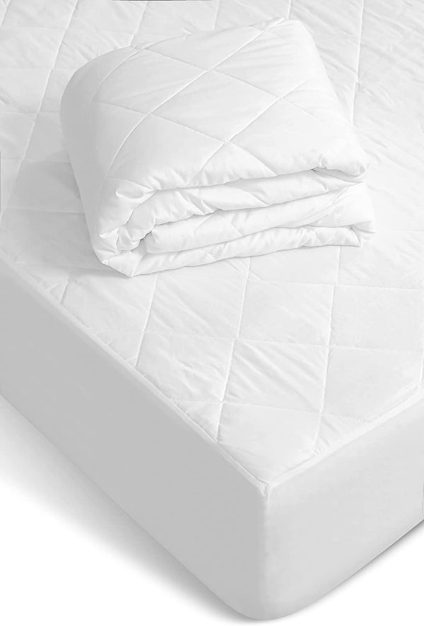 Quilted Extra Deep Anti Allergy Mattress protector - Fitted Mattress Cover / Topper Stretches up to 40 CM Deep. (S-Double-4Ft(122x190+40)Cm) - Image 9