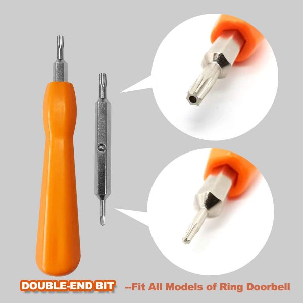 Ring Doorbell Replacement Security Screws and Screwdriver Kit - Image 3