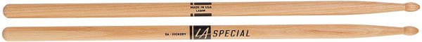 LA Specials Drum Sticks - 5A Drumsticks - Drum Sticks Set for Acoustic Drums or Electronic Drums - Oval Wood Tip - Hickory Drum Sticks - Consistent Weight and Pitch - 3 Pairs