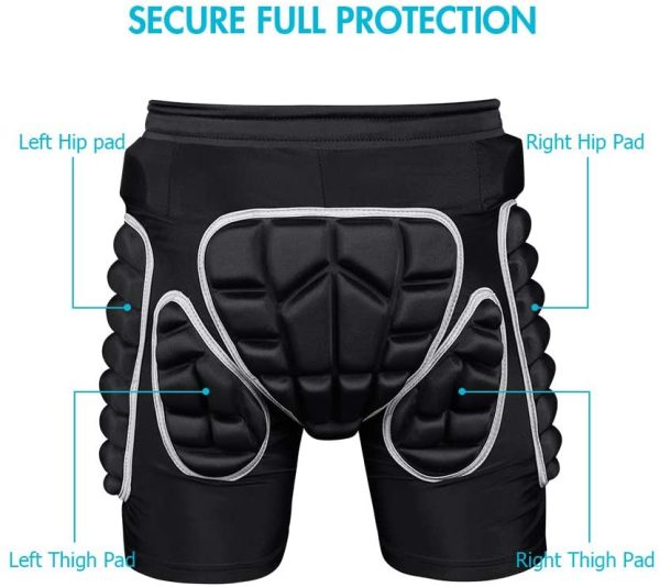 Kuyou Protection Hip 3D Padded Shorts Breathable Lightweight Protective Gear for Ski Skate Snowboard Skating Skiing Volleyball Motorcross Cycling - Image 7