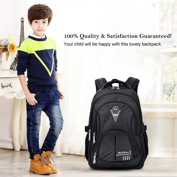 Boys Backpack School Bags Teenage - Kids Bookbags Nylon Lightweight Casual Laptop Daypack Ergonomic Large Capacity Rucksack for Primary Secondary High Schoolbags - Image 6