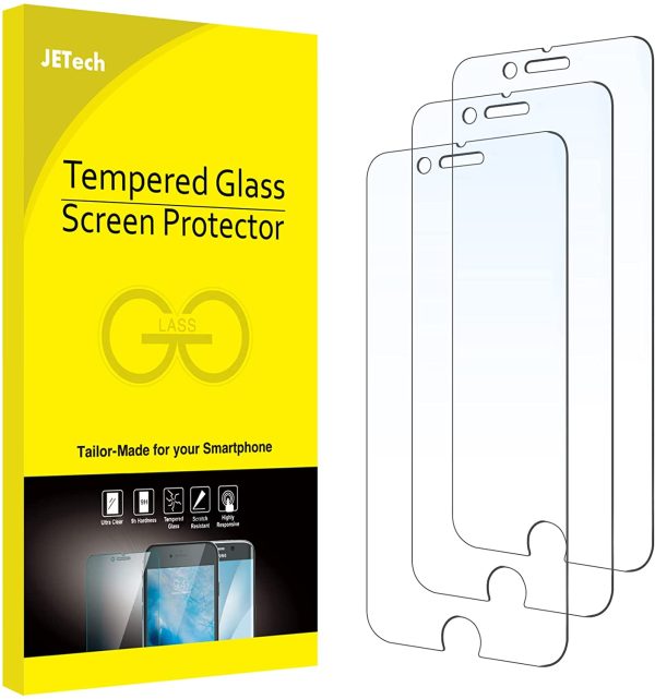 JETech 3-Pack Screen Protector for iPhone SE 2020, iPhone 8, iPhone 7, iPhone 6s, and iPhone 6, Tempered Glass Film, 4.7-Inch - Image 6