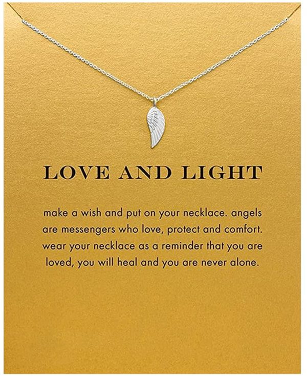 Message Card Silver Compass Pendant Necklace Friendship Sun Good Luck Elephant Pendant Chain Necklace for Women Girl Gift - Image 6