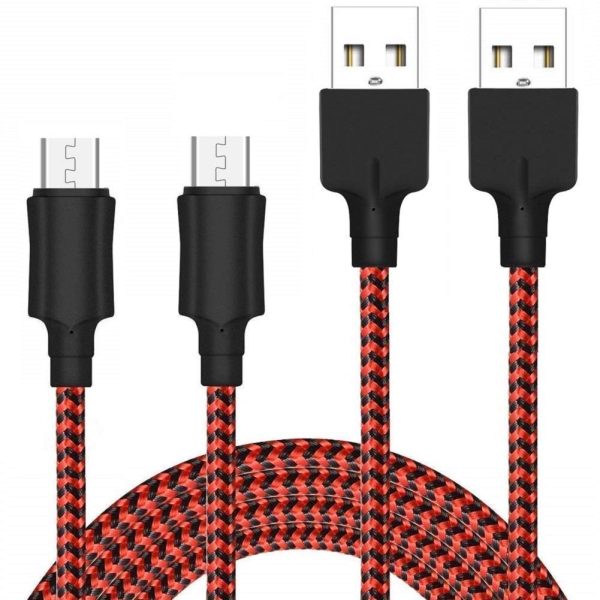 Micro USB Cable YOSOU Android Cable 1.8M 2Pack Nylon Braided USB Cable Fast USB Charger Charging Cables Compatible with Samsung S7/S6/S5/J7/J6/J5/J3/A10/A6, Tablet, Xbox, PS4 Controller and More - Image 8