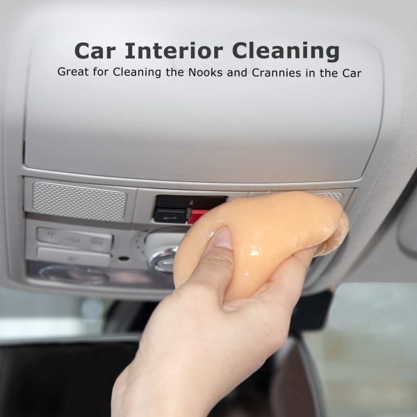 Cleaning Gel for Car Cleaning Putty Auto Detailing Gel Car Interior Cleaner Universal Dust Removal Gel Vent Cleaner Keyboard Cleaner for Laptop - Image 3