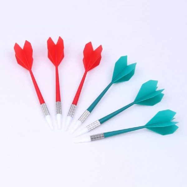 ForuMall Soft Tip Safety Darts-Great Games for Kids-Leisure Sport for Office (3 X Red+3 X Green) - Image 2