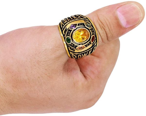 Infinity Stones Ring Inspirational Power Ring Thanos Ring Cosplay Costume Prop - Image 6