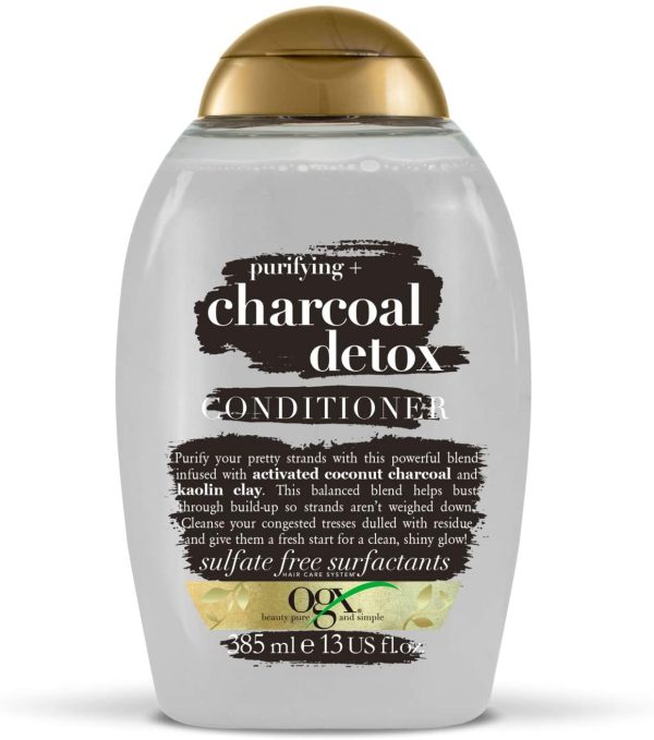 OGX Charcoal Conditioner for Oily and Greasy Hair, 385 ml - Image 2