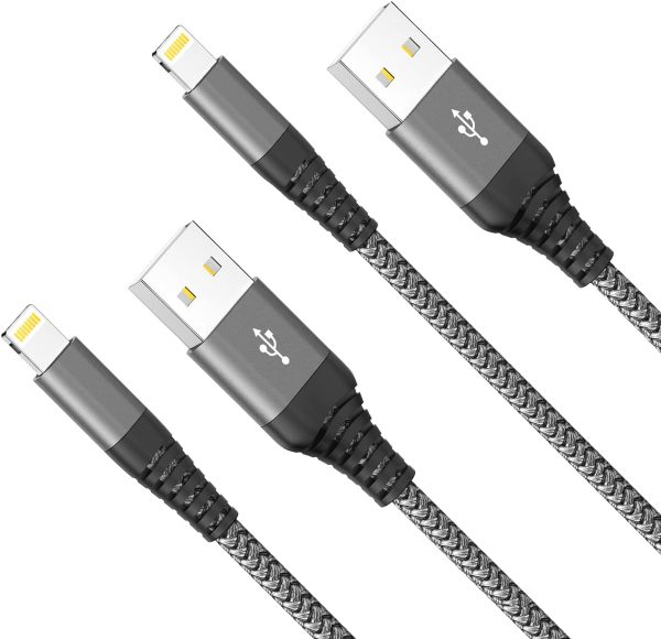 iPhone Charger Cable, Lightning Cable 2Pack 10FT/3M Extra Long iPhone Charger Braided iPhone Cable Fast Charging Cable Lead Compatible with iPhone 12 Pro Max Mini 11 Pro XR XS X 8 Plus 7 6 6s 5s 5 SE - Image 2