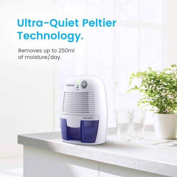 Dehumidifier 500ml Compact and Portable Mini Air Dehumidifier for Damp, Mould, Moisture in Home, Kitchen, Bedroom, Caravan, Office, Garage, Bathroom, Basement - Image 6