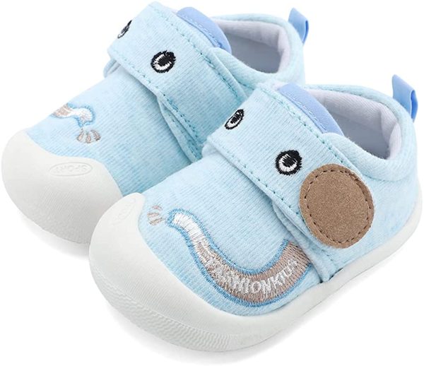 MASOCIO Unisex Baby Boys Girls First Walking Shoes Cartoon Toddler Infant Rubber Anti-Slip Prewalker Shoes - Image 2