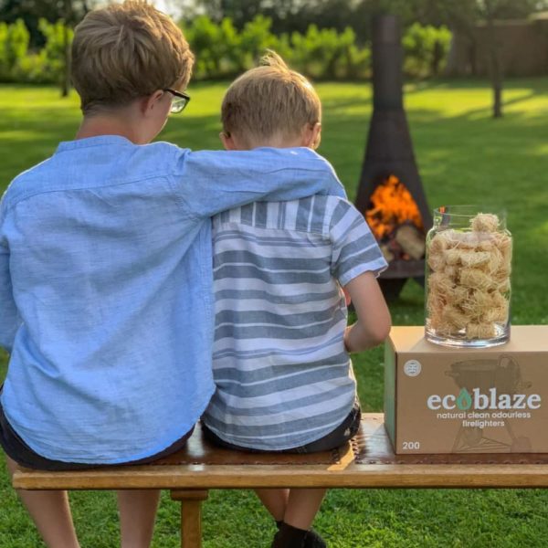 Eco Blaze Natural Firelighters - Spruce Wood Wool Coated Natural Wax. Instant Fire Starters For Wood Burners, Stoves, Lumpwood Charcoal, Chimeneas and Campfires - 200 Box - Image 6