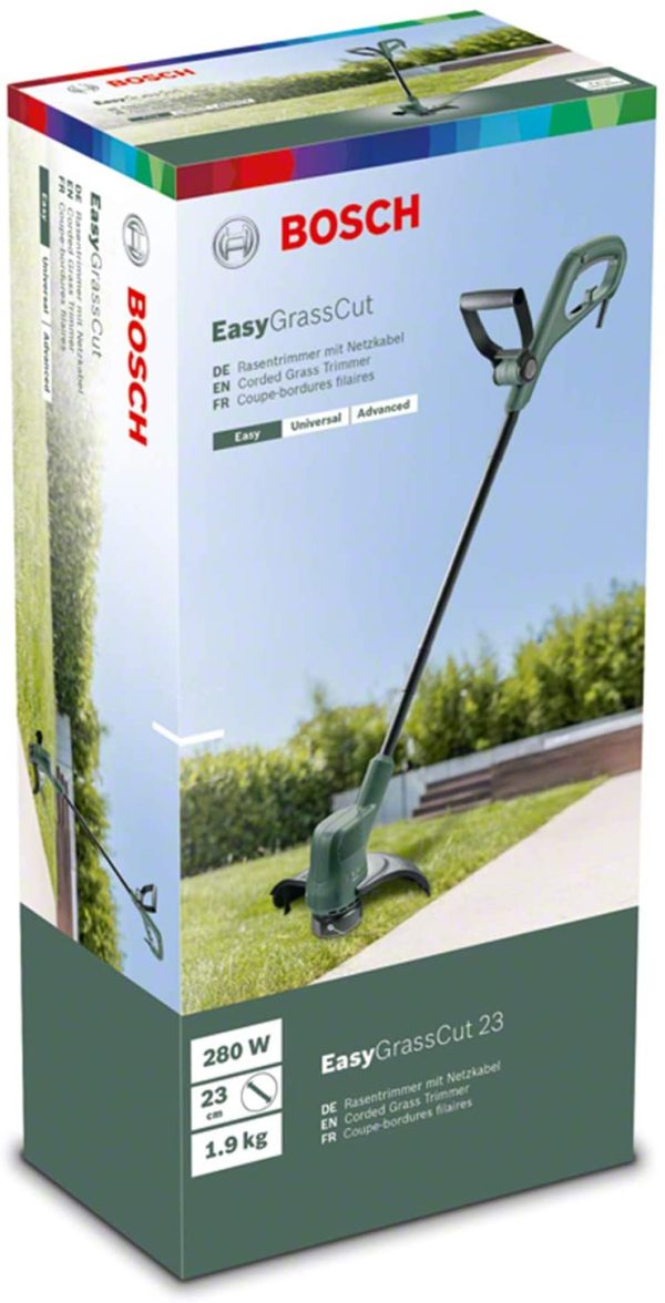 Electric Grass Trimmer EasyGrassCut 23 (280 Watt, cutting diameter 23 cm, in carton packaging) - Image 7