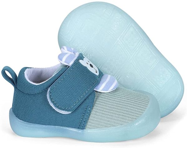 MASOCIO Baby Boys Girls First Walking Shoes Toddler Trainers Rubber Anti Slip Shoes - Image 3