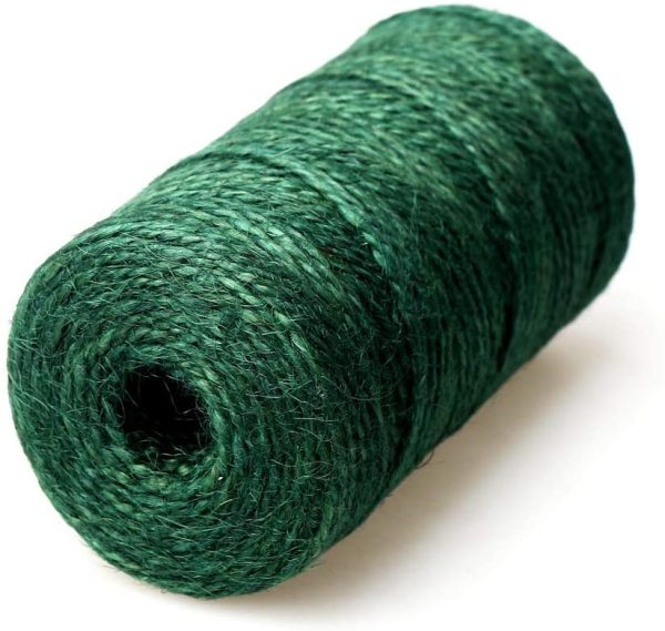 nuoshen 2 Rolls Green Hemp Garden Twine, 200m/656ft Natural Jute String for Gardening, Arts & Crafts - Image 8