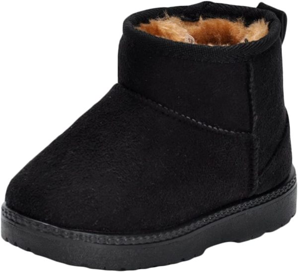 Matt Keely Baby Winter Booties for Toddlers Kids Boy Girl Warm Snow Boots Plush Shoes with Soft Rubber Sole - Image 2