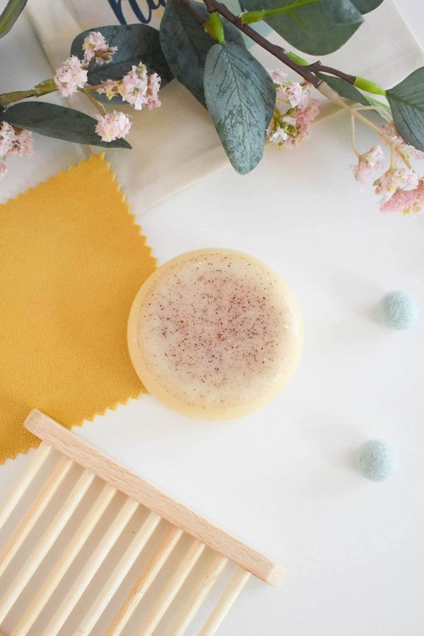 Plastic Free Conditioner Bar - Rose, Lavender, Grapefruit- Zero waste Hair Care Handmade In Devon, Uk, Suitable for all hair types - Image 2