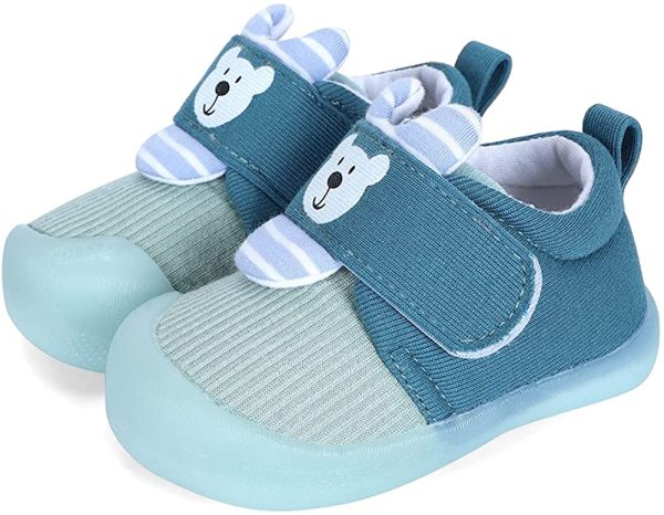 MASOCIO Baby Boys Girls First Walking Shoes Toddler Trainers Rubber Anti Slip Shoes - Image 5