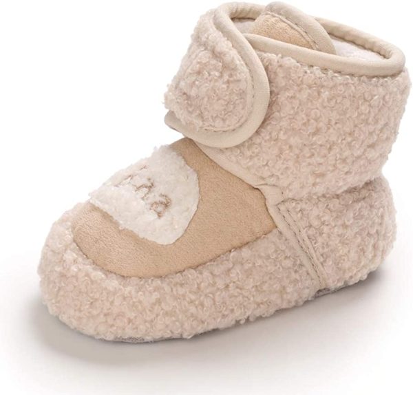 MASOCIO Baby Girls Boys Cute Sheep Booties Infant Soft Sole Crib Pram Prewalker Warm Boots - Image 3