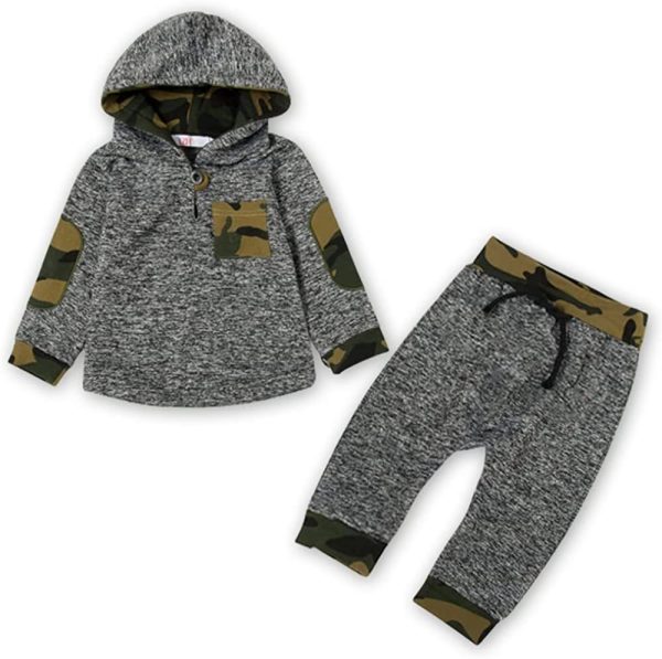 LZH Summer Autumn Boys Clothes Set Girls Long Sleeves Letter Suits Unisex Casual Hooded Toddler Tracksuit + Sweatpants 2Pcs - Image 3