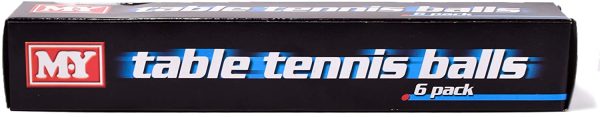 M.Y Table Tennis Balls | Box of 6 Table Tennis Balls