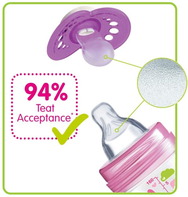 MAM Style 6+M Soother I Love Mummy (Pack of 2), Baby Essentials Set with Two Butterfly-Shaped Soothers, Includes Steriliser Case, Blue - Image 3