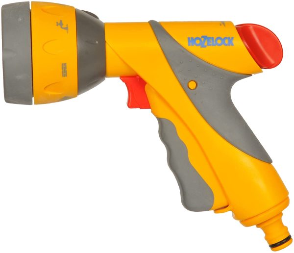 Hozelock 2684P0000 Multi Spray Gun Plus, Grey, Red, Yellow, 9.0 cm*25.4 cm*15.0 cm