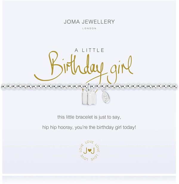 Joma Jewellery a Little Birthday Girl Bracelet