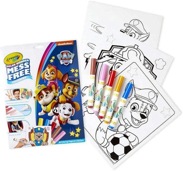 colour wonder mess free colouring set PAW PATROL