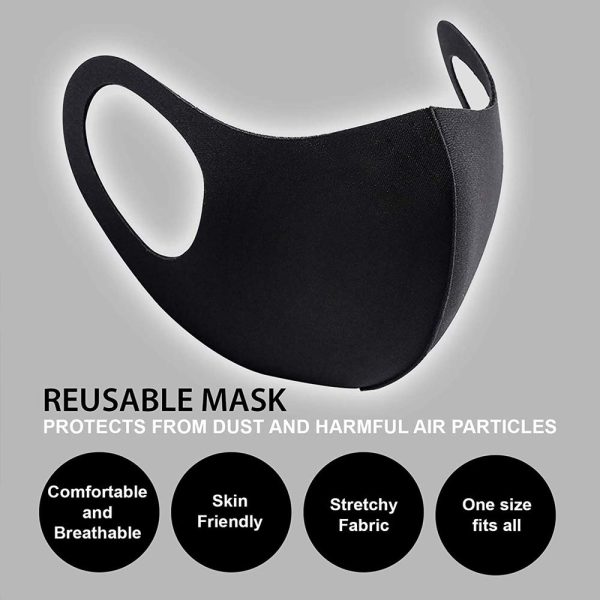 indiadeals24x7 Face Masks | Fabric Face Masks washable | 6-pack | UK Seller - Image 2