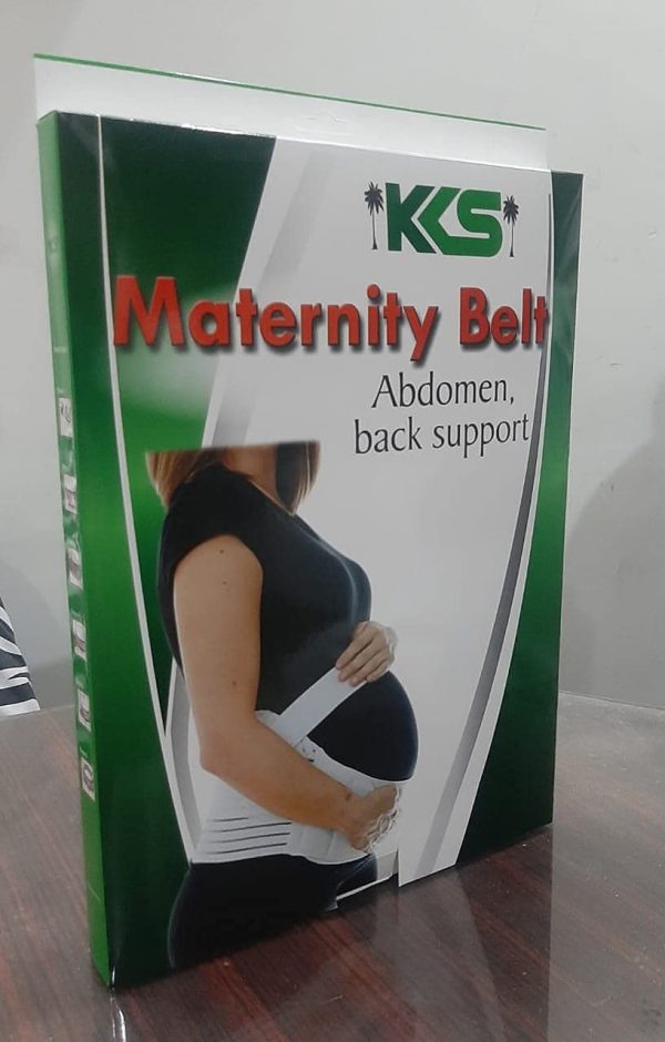 Maternity Belt Pregnancy Support Belt Lumbar Back Support Waist Band Belly Bump Brace, Relieve Back, Pelvic, Hip Pain Labour and Recovery (Black, M) - Image 4