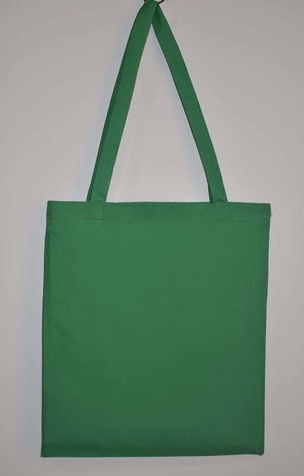 Reusable Cotton Canvas Tote Bag-Grocery Bags Design-Practical for Daily Shopping-Perfect for Craft Decoration-Size 38cmx42cm - Image 5