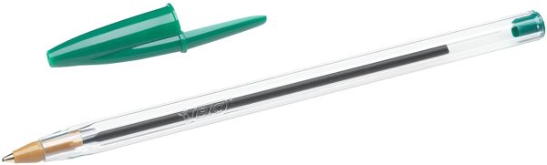 BIC Cristal Original Ballpoint Pens, Comfortable Biro Pens, Medium Point (1.0mm), Assorted Colours, Pack of 10 - Image 3