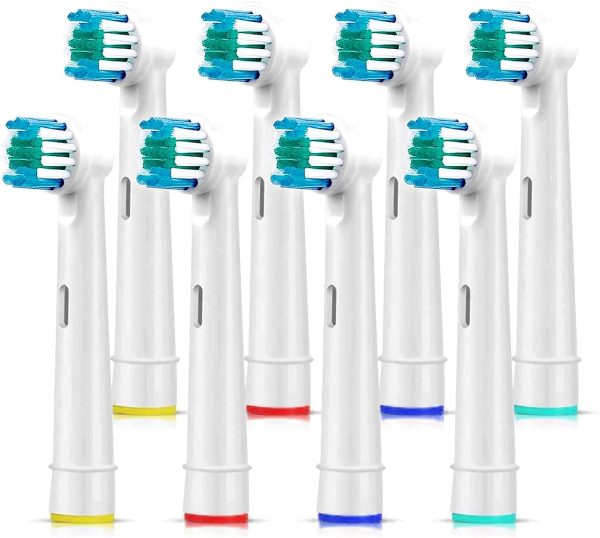 Replacement Toothbrush Heads Compatible Refills for Most Braun Oral-B Electric Toothbrushes, Classic Precision Clean Replacement Brush Heads (Pack of 8) - Image 2