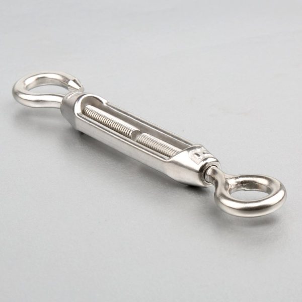 H&S 5x Turnbuckle Wire Tensioner Strainer M4 Stainless Steel Hook and Eye Rope Cable Tension Set Heavy Duty - Image 3