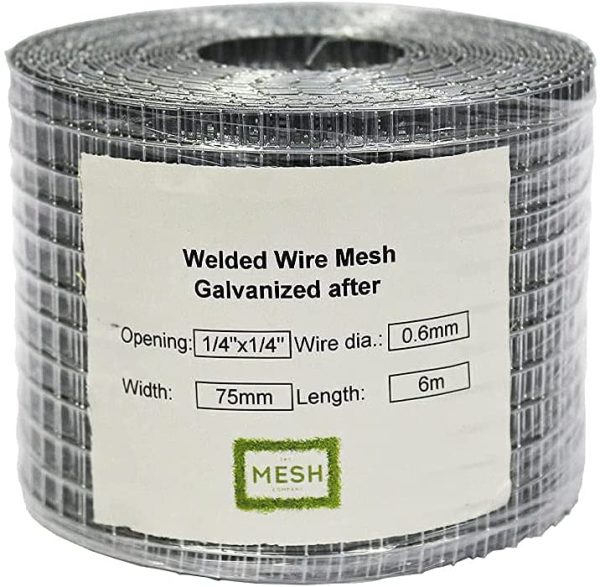 RatMesh Rodent Proofing Wire Metal Mesh - Blocks Rats & Mice (6m x 75mm Roll x 1 Pack) - Image 7