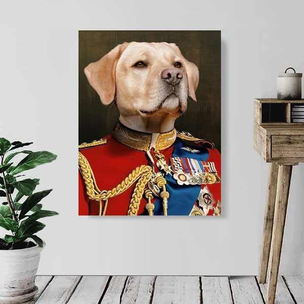 Pet Portrait Royal Dog Portrait from Photo - Renaissance style Customised Pet Canvases for Pet Lover Gift (Canvas 8" x 10") - Image 4