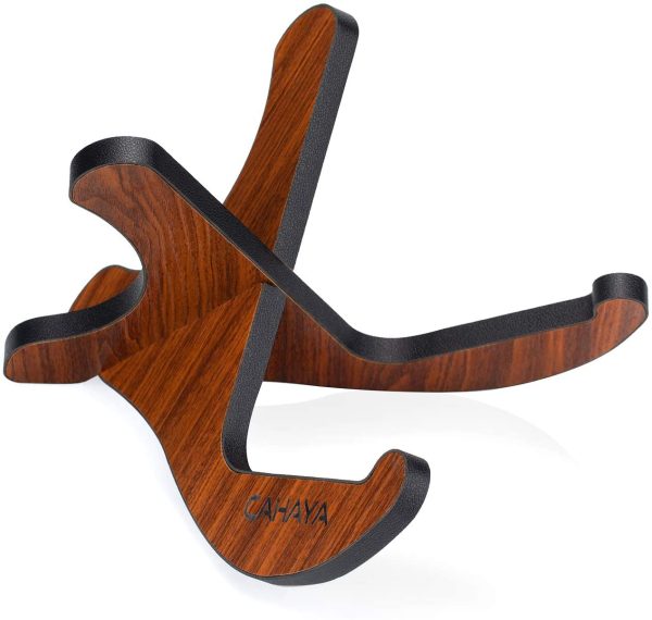 CAHAYA Ukulele Stand Wooden Foldable Musical Detachable Instrument with X Shaped Pieces for Ukulele, CY0022 - Image 3