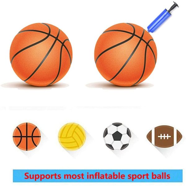 Inflator Ball Pump with Needles Valve Adapter Air Hose for Basketball Football Volleyball Rugby Balloons other Inflatable Set - Image 5