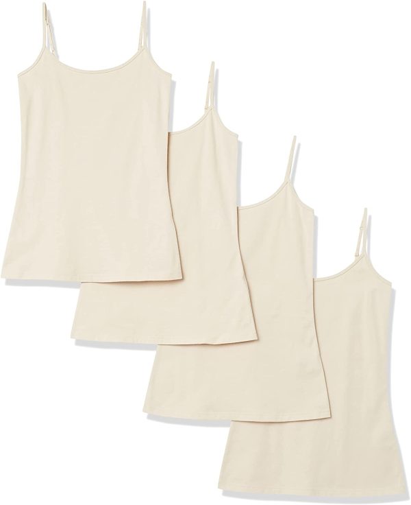 Amazon Essentials Women??s Camisole, Pack of 4