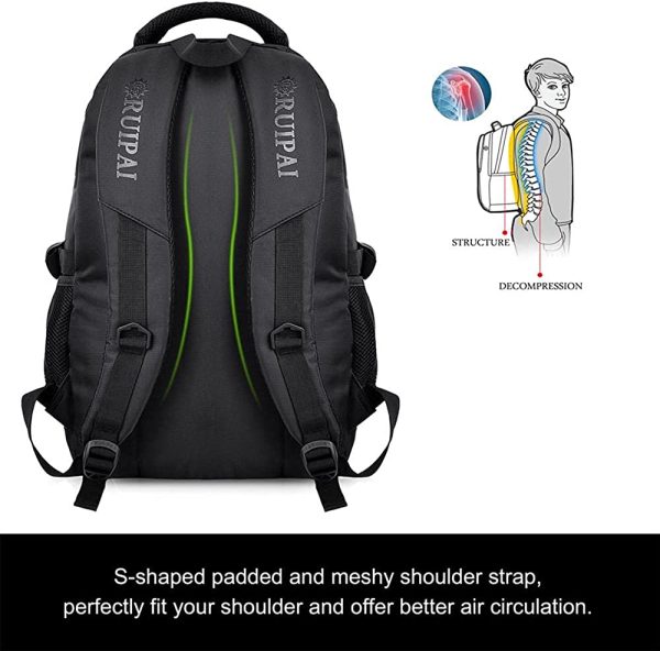 Boys Backpack School Bags Teenage - Kids Bookbags Nylon Lightweight Casual Laptop Daypack Ergonomic Large Capacity Rucksack for Primary Secondary High Schoolbags